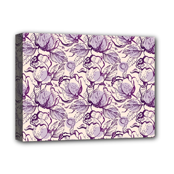 Vegetable Cabbage Purple Flower Deluxe Canvas 16  x 12  