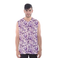 Vegetable Cabbage Purple Flower Men s Basketball Tank Top