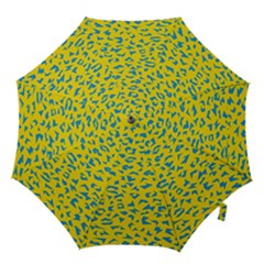 Blue Yellow Space Galaxy Hook Handle Umbrellas (medium)