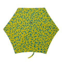 Blue Yellow Space Galaxy Mini Folding Umbrellas by Mariart