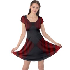 Black Red Door Cap Sleeve Dress by Mariart