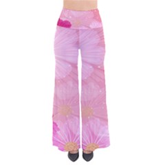 Cosmos Flower Floral Sunflower Star Pink Frame Pants