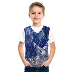 Christmas Silver Blue Star Ball Happy Kids Kids  SportsWear