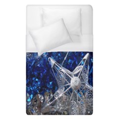 Christmas Silver Blue Star Ball Happy Kids Duvet Cover (Single Size)