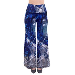 Christmas Silver Blue Star Ball Happy Kids Pants