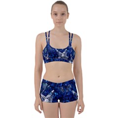 Christmas Silver Blue Star Ball Happy Kids Women s Sports Set