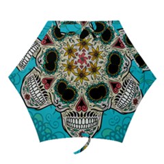 Sugar Skull New 2015 Mini Folding Umbrellas by crcustomgifts