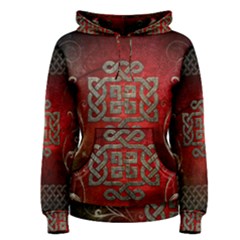 The Celtic Knot With Floral Elements Women s Pullover Hoodie by FantasyWorld7