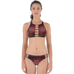 The Celtic Knot With Floral Elements Perfectly Cut Out Bikini Set by FantasyWorld7