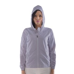 Grey Harbour Mist - Spring 2018 London Fashion Trends Hooded Wind Breaker (women) by PodArtist