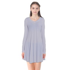 Grey Harbour Mist - Spring 2018 London Fashion Trends Flare Dress by PodArtist