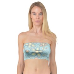 Flower Blue Butterfly Bird Yellow Floral Sexy Bandeau Top