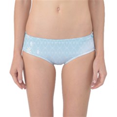 Flower Blue Polka Plaid Sexy Star Love Heart Classic Bikini Bottoms