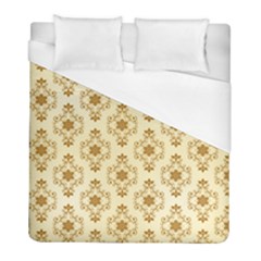 Flower Brown Star Rose Duvet Cover (full/ Double Size)