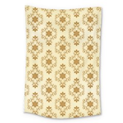 Flower Brown Star Rose Large Tapestry