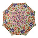 Flower Floral Rainbow Rose Golf Umbrellas View1