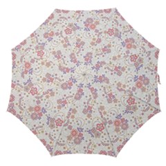 Flower Floral Sunflower Rose Purple Red Star Straight Umbrellas by Mariart