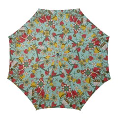 Flower Fruit Star Polka Rainbow Rose Golf Umbrellas