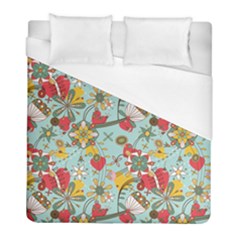 Flower Fruit Star Polka Rainbow Rose Duvet Cover (full/ Double Size)