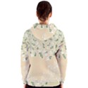 Flower Frame Green Sexy Women s Zipper Hoodie View2