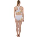 Flower Floral Yellow Sunflower Star Leaf Line Racer Back Bikini Set View2