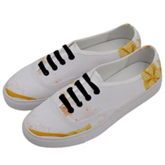 Flower Floral Yellow Sunflower Star Leaf Line Men s Classic Low Top Sneakers