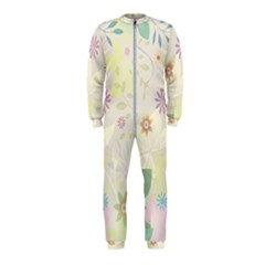 Flower Rainbow Star Floral Sexy Purple Green Yellow White Rose Onepiece Jumpsuit (kids) by Mariart