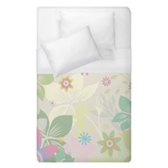 Flower Rainbow Star Floral Sexy Purple Green Yellow White Rose Duvet Cover (single Size)