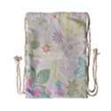 Flower Rainbow Star Floral Sexy Purple Green Yellow White Rose Drawstring Bag (Small) View1