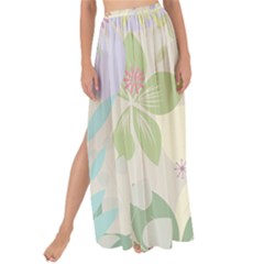 Flower Rainbow Star Floral Sexy Purple Green Yellow White Rose Maxi Chiffon Tie-up Sarong