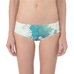 Flower Rose Purple Sunflower Lotus Classic Bikini Bottoms