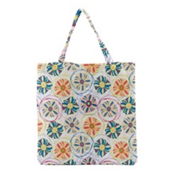 Flower Rainbow Fan Sunflower Circle Sexy Grocery Tote Bag