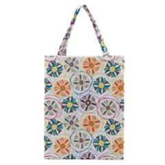 Flower Rainbow Fan Sunflower Circle Sexy Classic Tote Bag by Mariart