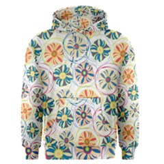 Flower Rainbow Fan Sunflower Circle Sexy Men s Pullover Hoodie by Mariart