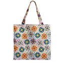 Flower Rainbow Fan Sunflower Circle Sexy Zipper Grocery Tote Bag View2