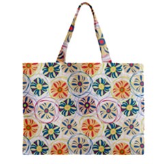 Flower Rainbow Fan Sunflower Circle Sexy Zipper Mini Tote Bag by Mariart