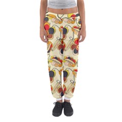 Flower Seed Rainbow Rose Women s Jogger Sweatpants