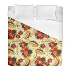 Flower Seed Rainbow Rose Duvet Cover (full/ Double Size)