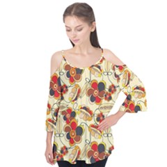 Flower Seed Rainbow Rose Flutter Tees