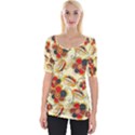 Flower Seed Rainbow Rose Wide Neckline Tee View1