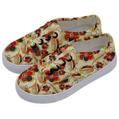 Flower Seed Rainbow Rose Kids  Classic Low Top Sneakers by Mariart