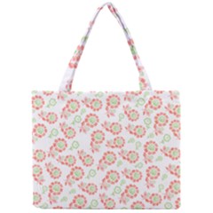 Flower Rose Red Green Sunflower Star Mini Tote Bag by Mariart