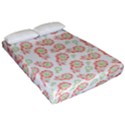 Flower Rose Red Green Sunflower Star Fitted Sheet (California King Size) View2