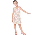 Flower Rose Red Green Sunflower Star Kids  Sleeveless Dress View1