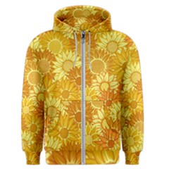 Flower Sunflower Floral Beauty Sexy Men s Zipper Hoodie by Mariart