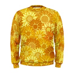 Flower Sunflower Floral Beauty Sexy Men s Sweatshirt by Mariart