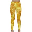 Flower Sunflower Floral Beauty Sexy Classic Yoga Leggings View1