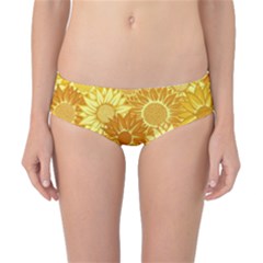 Flower Sunflower Floral Beauty Sexy Classic Bikini Bottoms