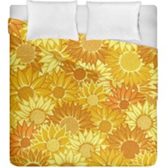 Flower Sunflower Floral Beauty Sexy Duvet Cover Double Side (king Size) by Mariart