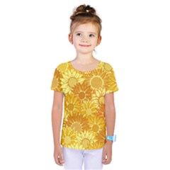 Flower Sunflower Floral Beauty Sexy Kids  One Piece Tee